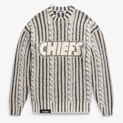 Kansas City Chiefs Off Season x NFL Unisex Cable Knit Sweater Cream/Gray