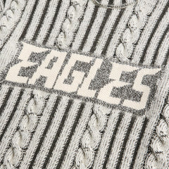 Philadelphia Eagles Off Season x NFL Unisex Cable Knit Sweater Cream/Gray