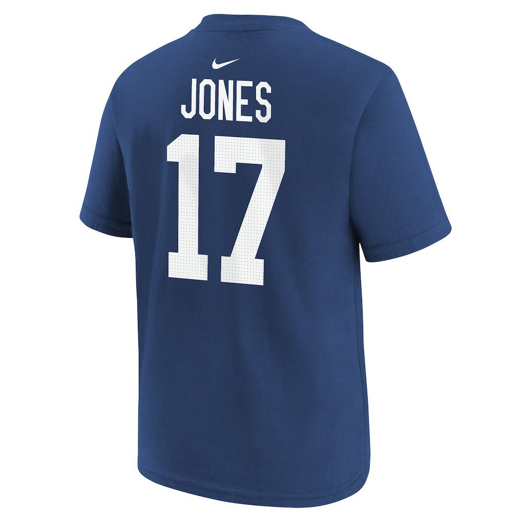 Daniel Jones Indianapolis Colts Youth Player Name & Number T-Shirt Royal