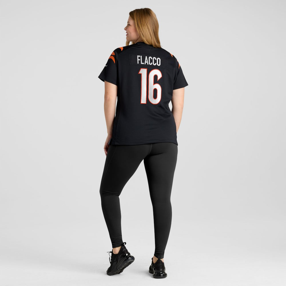 Joe Flacco Cincinnati Bengals Women's Team Game Jersey Black