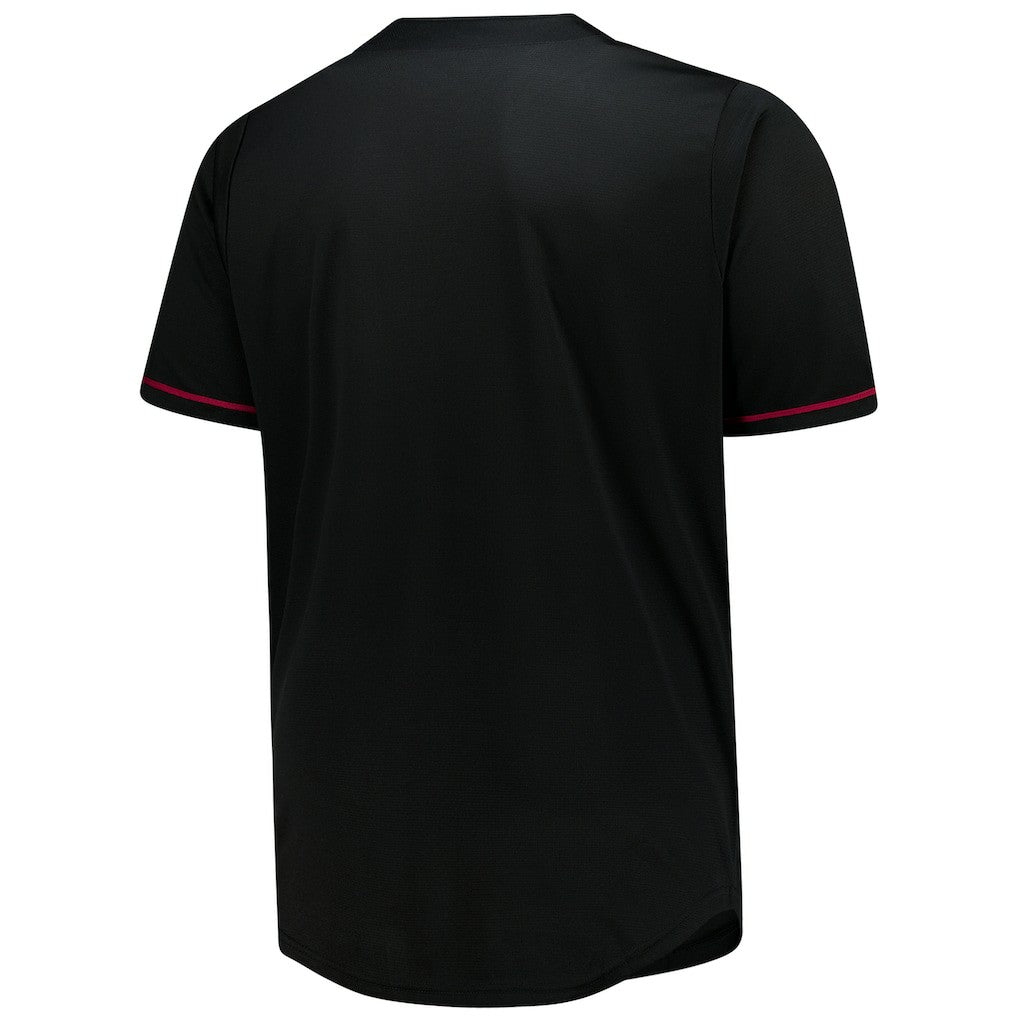 Cleveland Cavaliers Big & Tall Pop Full-Button Jersey Black