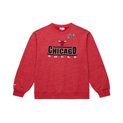 Chicago Bulls Throw It Back Fleece Sweatshirt Red