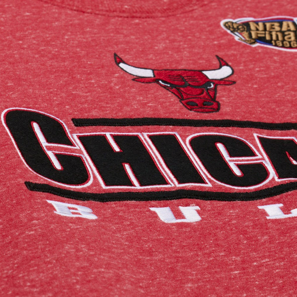 Chicago Bulls Throw It Back Fleece Sweatshirt Red