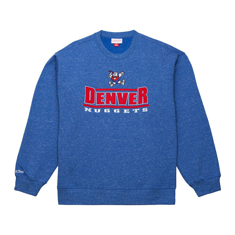Denver Nuggets Throw It Back Fleece Sweatshirt Royal