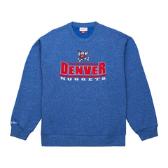 Denver Nuggets Throw It Back Fleece Sweatshirt Royal