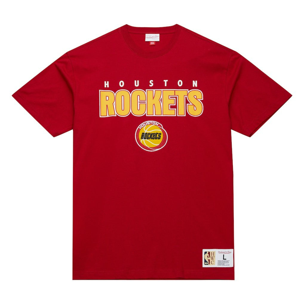 Houston Rockets Hardwood Classics Throw It Back Premium T-Shirt Red
