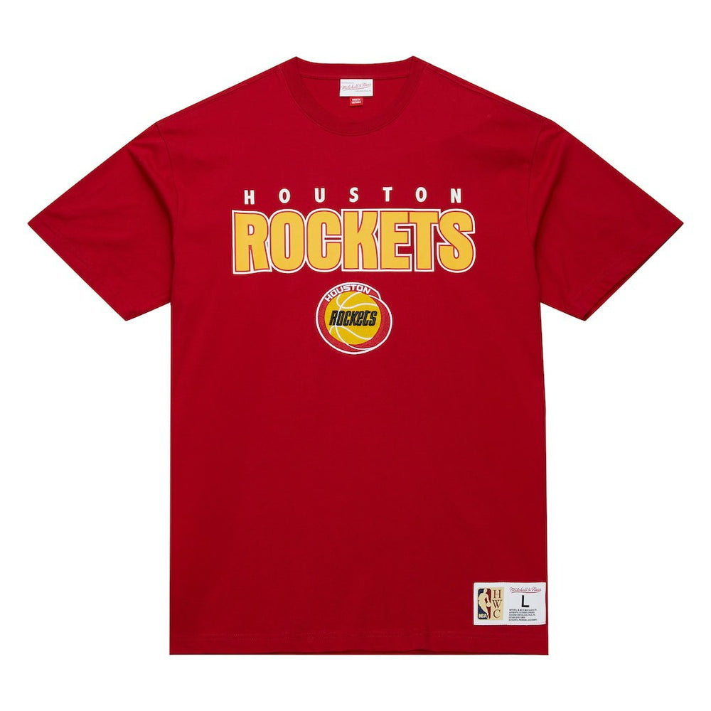 Houston Rockets Hardwood Classics Throw It Back Premium T-Shirt Red