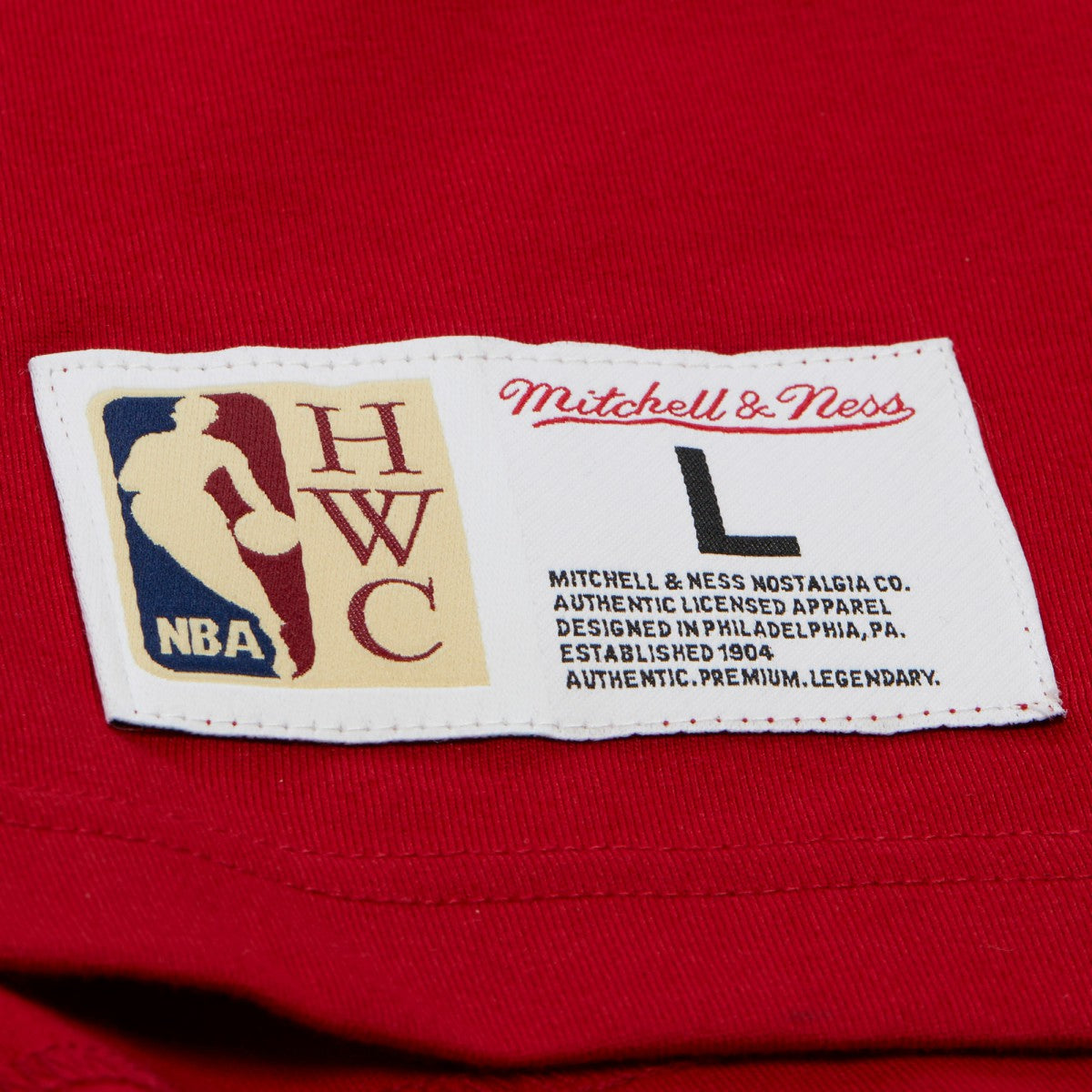 Miami Heat Hardwood Classics Throw It Back Premium T-Shirt Red