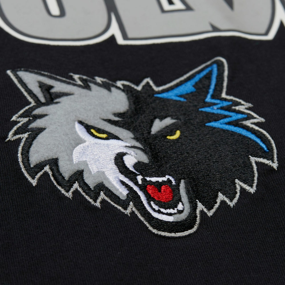 Minnesota Timberwolves Hardwood Classics Throw It Back Premium T-Shirt Black