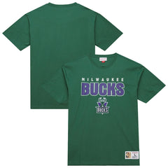 Milwaukee Bucks Hardwood Classics Throw It Back Premium T-Shirt Green