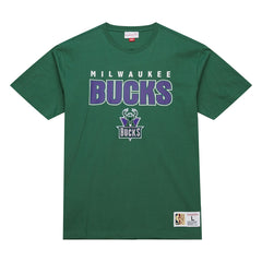 Milwaukee Bucks Hardwood Classics Throw It Back Premium T-Shirt Green