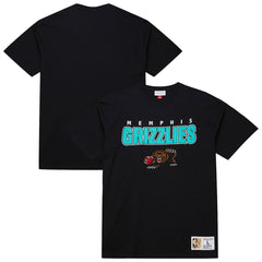 Memphis Grizzlies Hardwood Classics Throw It Back Premium T-Shirt Black