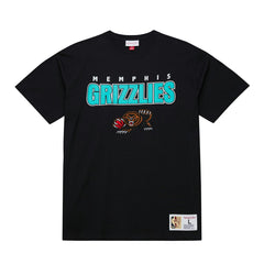 Memphis Grizzlies Hardwood Classics Throw It Back Premium T-Shirt Black