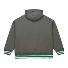 Milwaukee Bucks Throw It Back Quilted Fleece Quarter-Zip Hoodie Gray