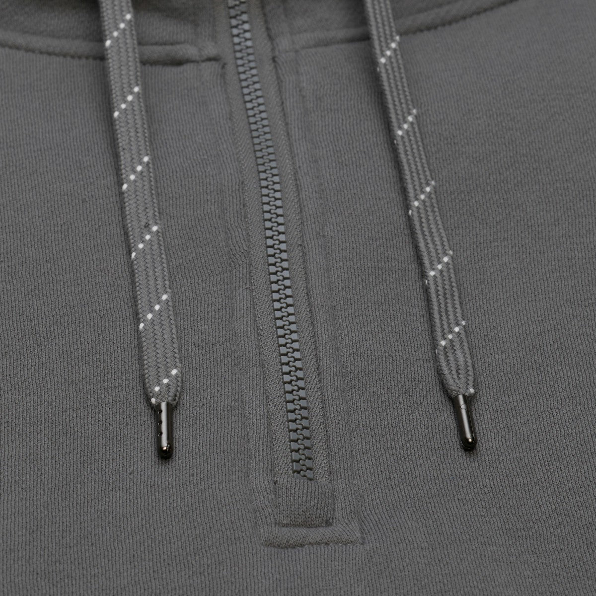 Milwaukee Bucks Throw It Back Quilted Fleece Quarter-Zip Hoodie Gray