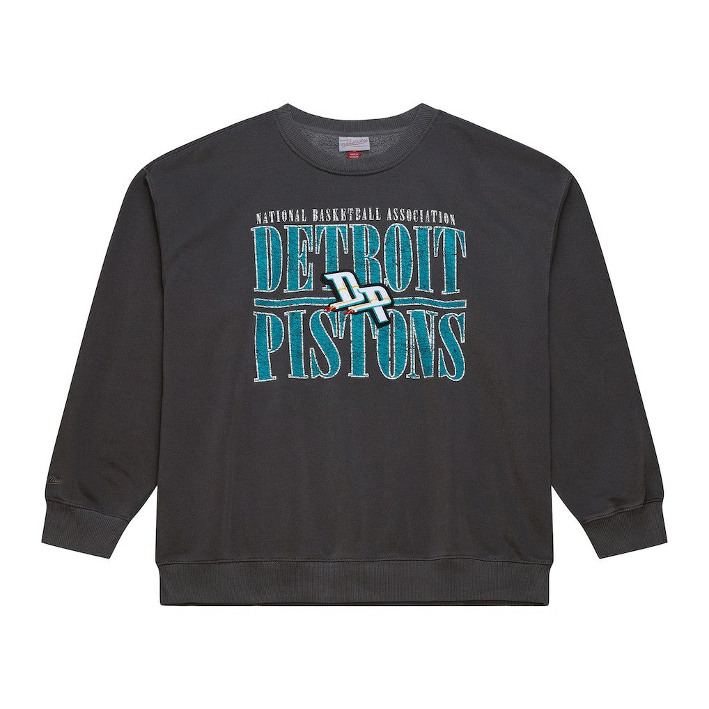 Detroit Pistons NBA Downtown Collection Fleece Sweatshirt Black