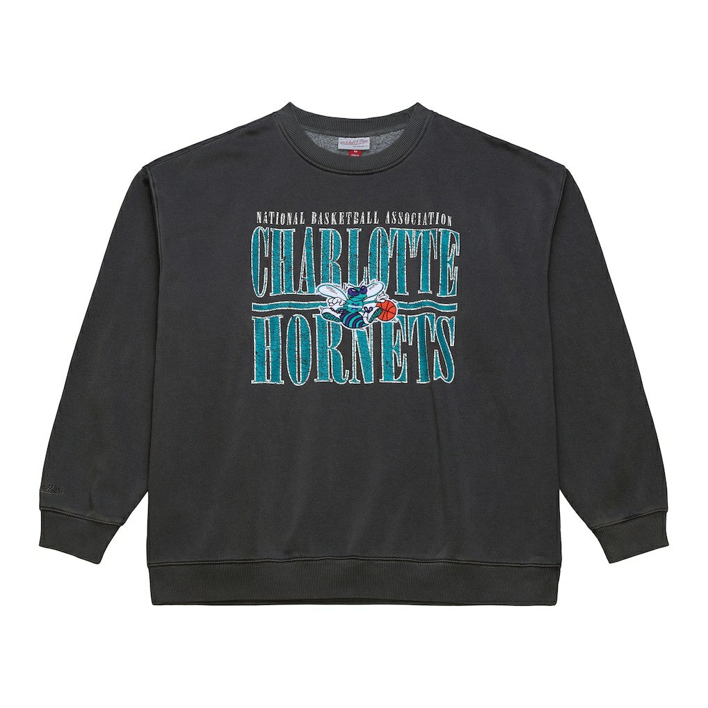 Charlotte Hornets NBA Downtown Collection Fleece Sweatshirt Black