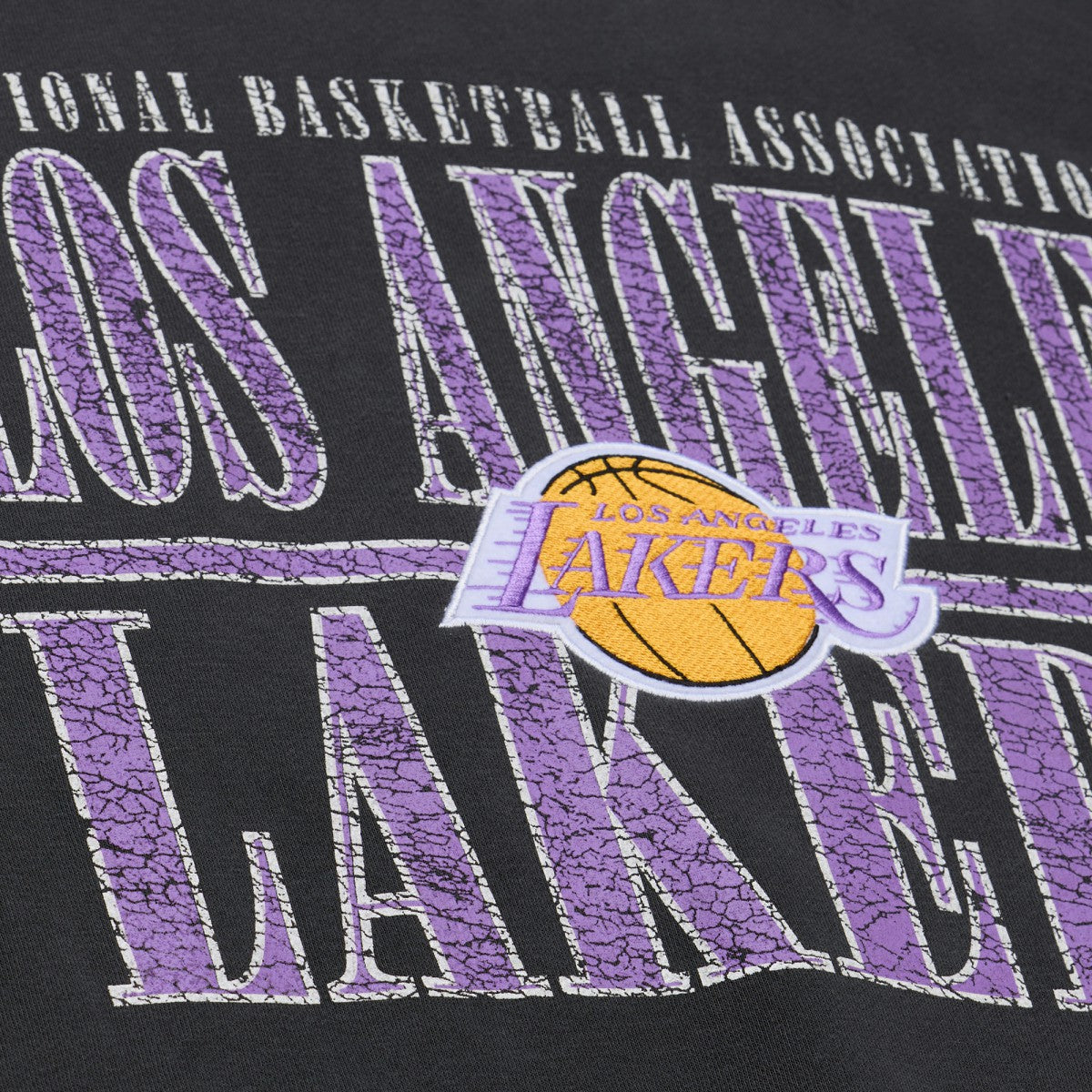 Los Angeles Lakers NBA Downtown Collection Fleece Sweatshirt Black