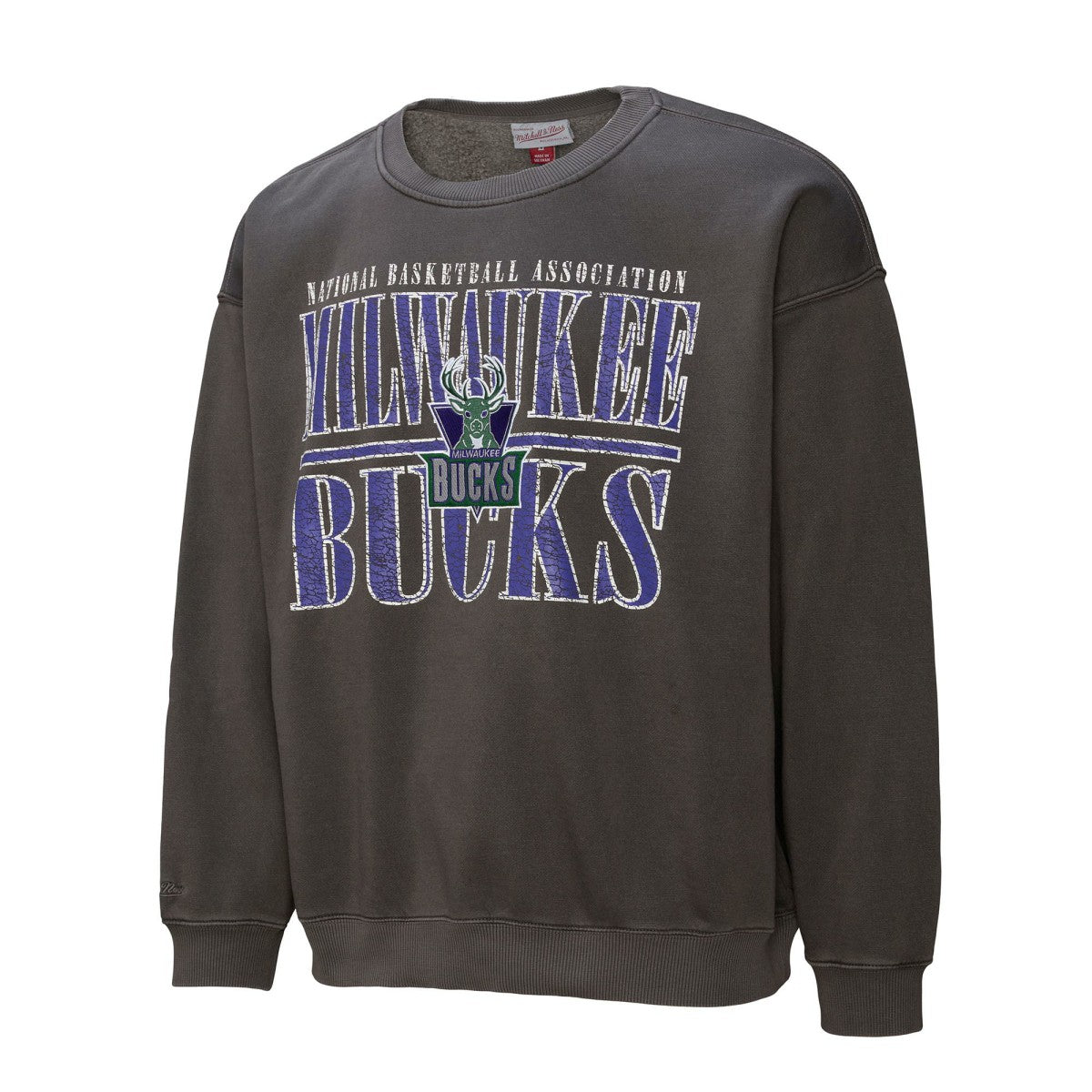 Milwaukee Bucks NBA Downtown Collection Fleece Sweatshirt Black