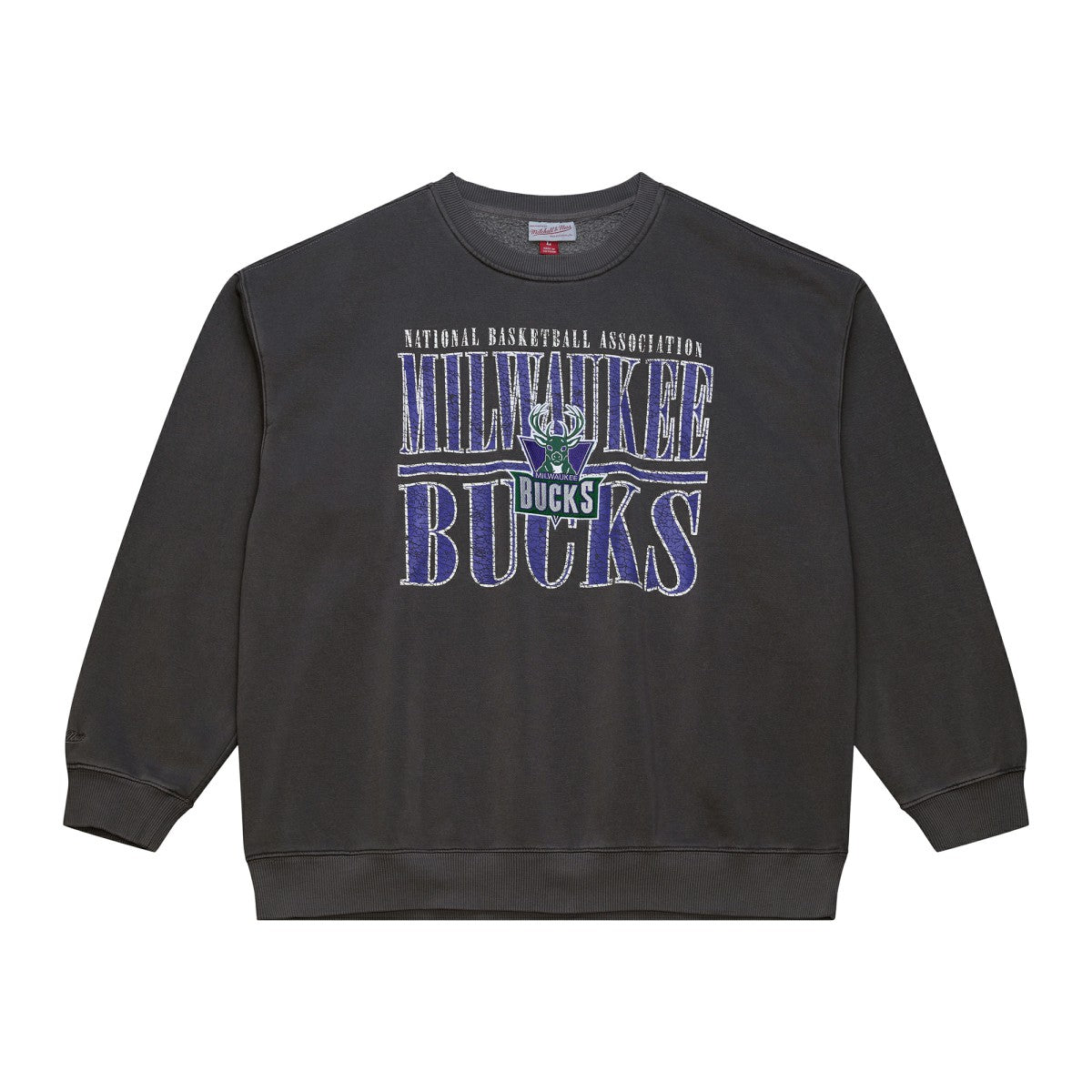 Milwaukee Bucks NBA Downtown Collection Fleece Sweatshirt Black