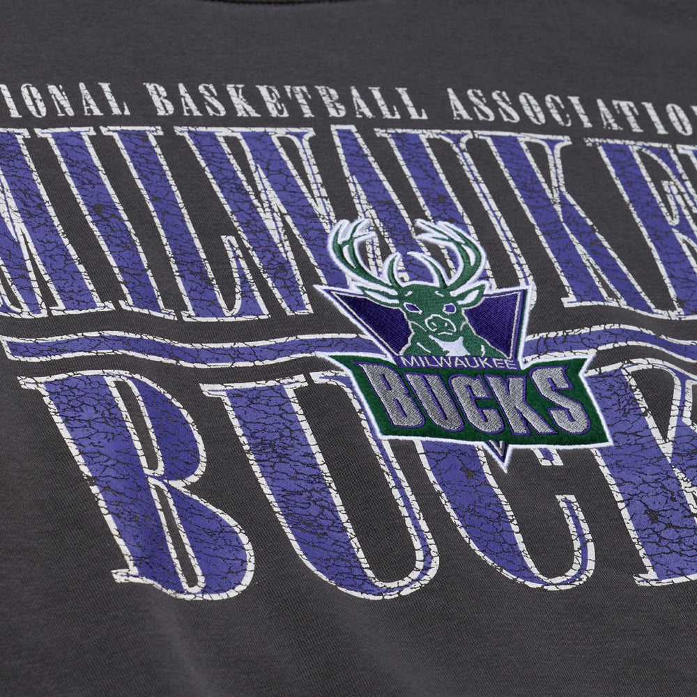 Milwaukee Bucks NBA Downtown Collection Fleece Sweatshirt Black