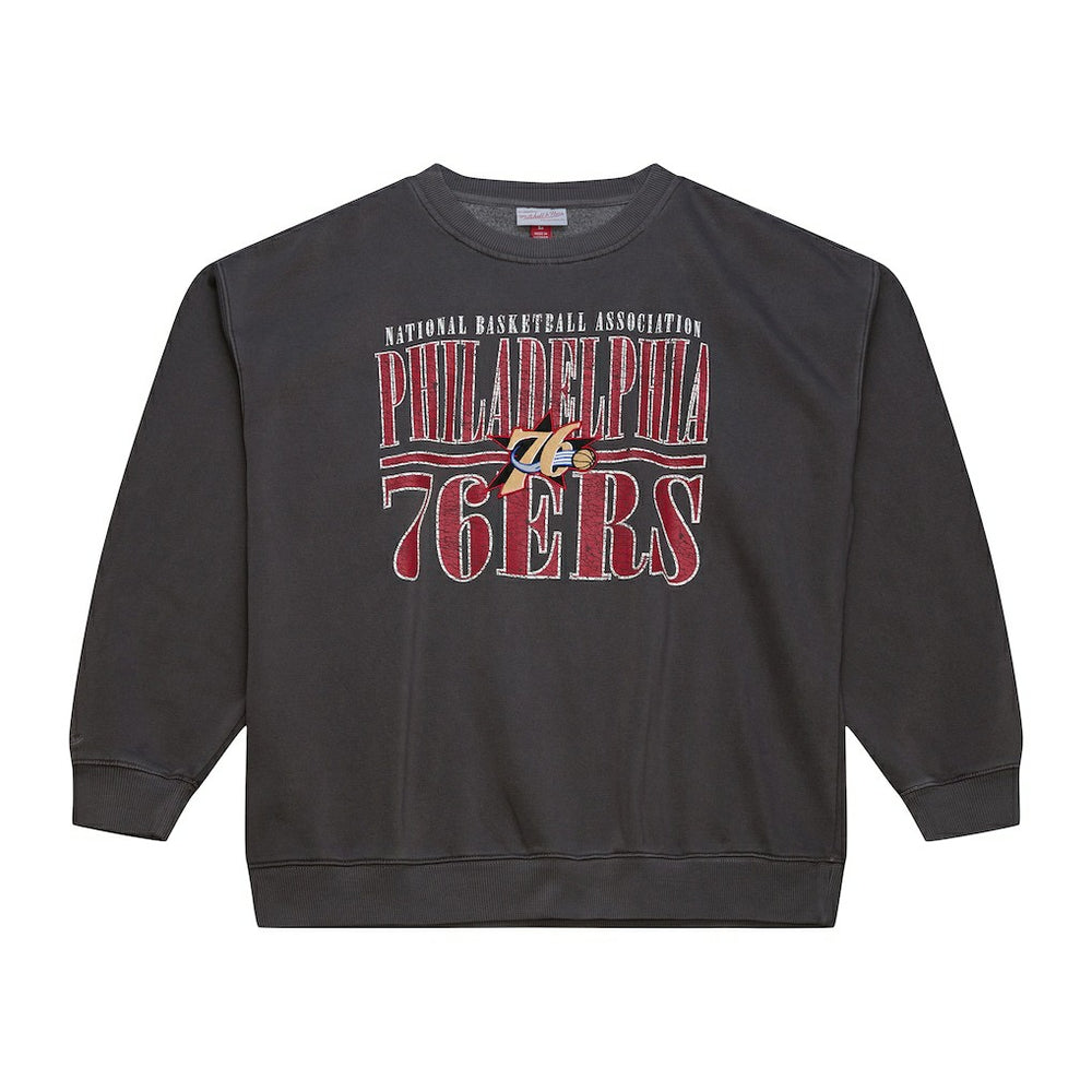 Philadelphia 76ers NBA Downtown Collection Fleece Sweatshirt Black