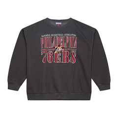 Philadelphia 76ers NBA Downtown Collection Fleece Sweatshirt Black