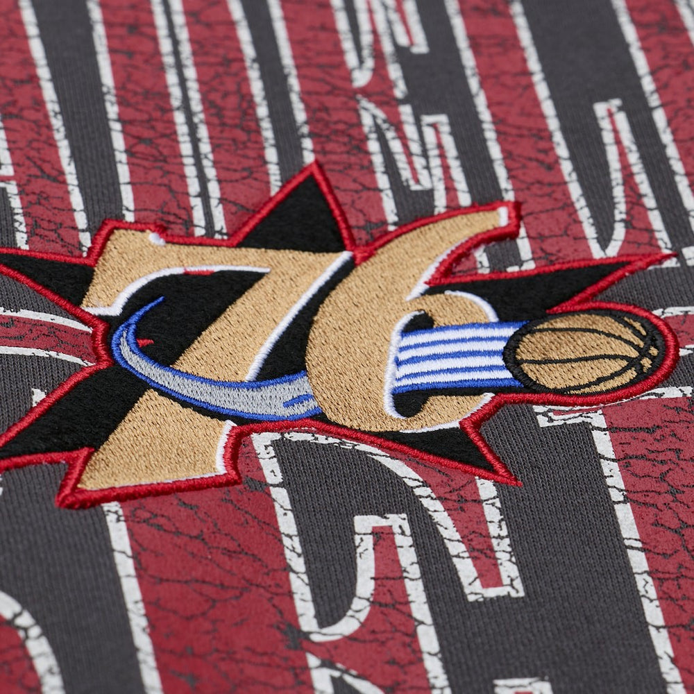 Philadelphia 76ers NBA Downtown Collection Fleece Sweatshirt Black