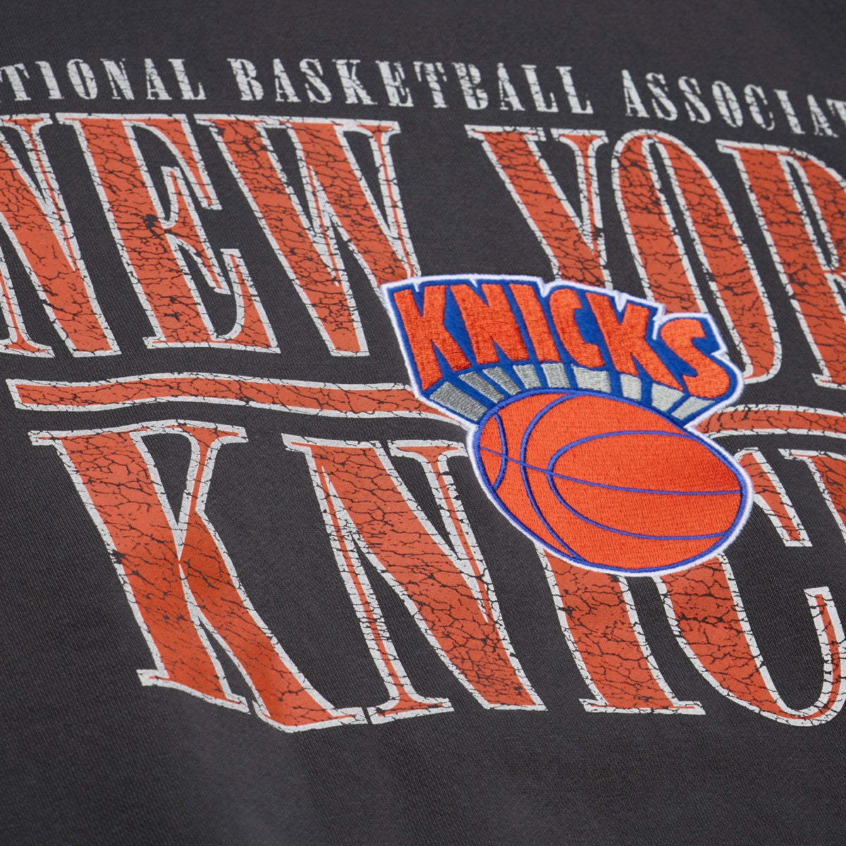 New York Knicks NBA Downtown Collection Fleece Sweatshirt Black