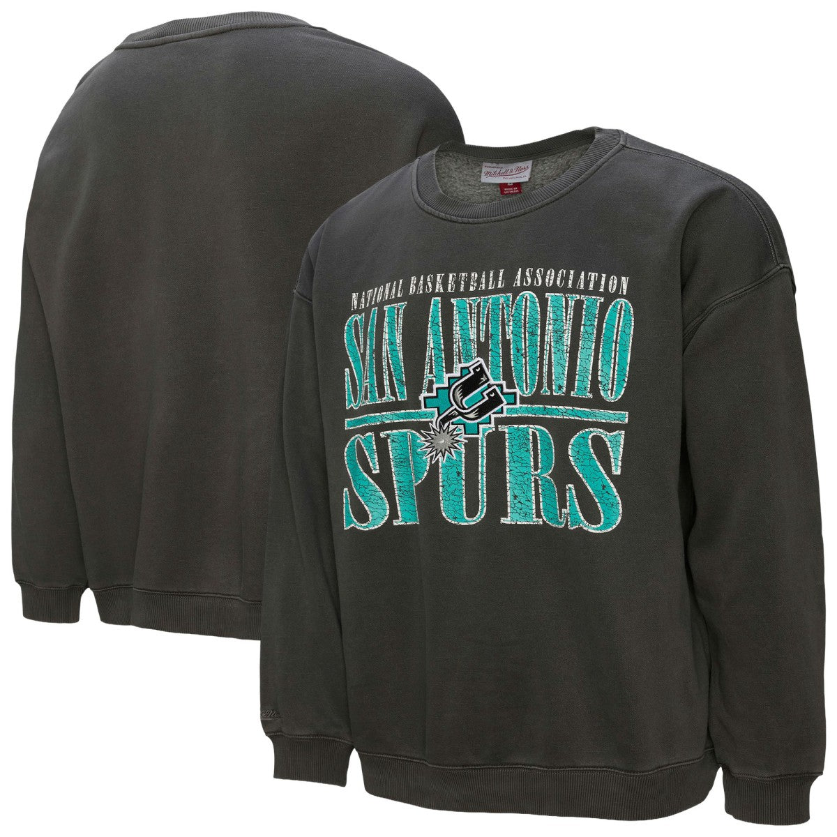 San Antonio Spurs NBA Downtown Collection Fleece Sweatshirt Black