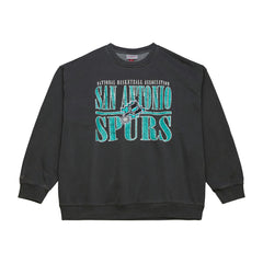 San Antonio Spurs NBA Downtown Collection Fleece Sweatshirt Black