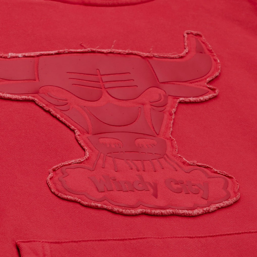 Chicago Bulls Downtown Collection Fleece Hoodie Maroon