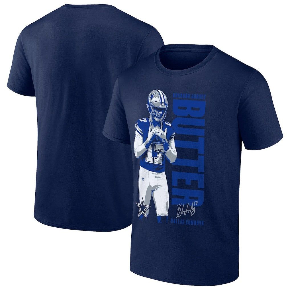 Brandon Aubrey Dallas Cowboys Like Butter T-Shirt Navy