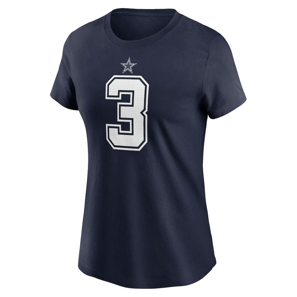 George Pickens Dallas Cowboys Women's Player Name & Number T-Shirt Navy