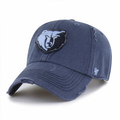 Memphis Grizzlies '47 Weathered Clean Up Adjustable Hat Navy