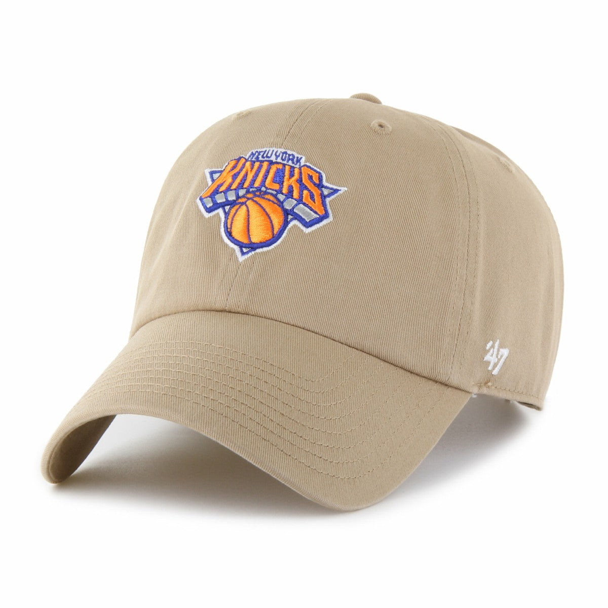New York Knicks '47 Logo Clean Up Adjustable Hat Khaki
