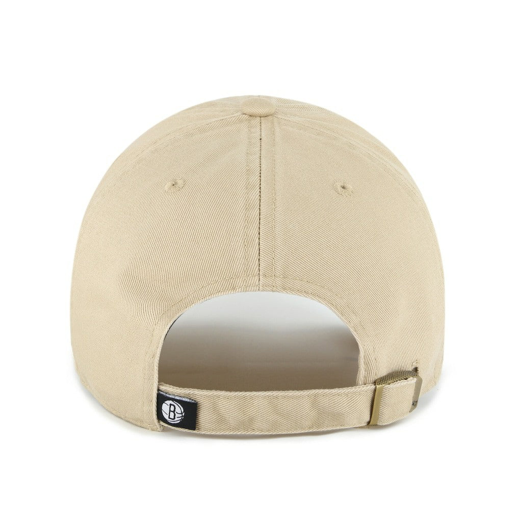 Brooklyn Nets '47 Logo Clean Up Adjustable Hat Khaki