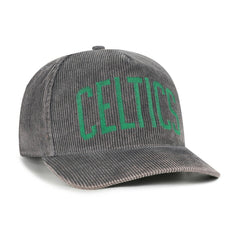 Boston Celtics '47 Reclaim Snow Wash Corduroy Adjustable Hitch Hat Charcoal