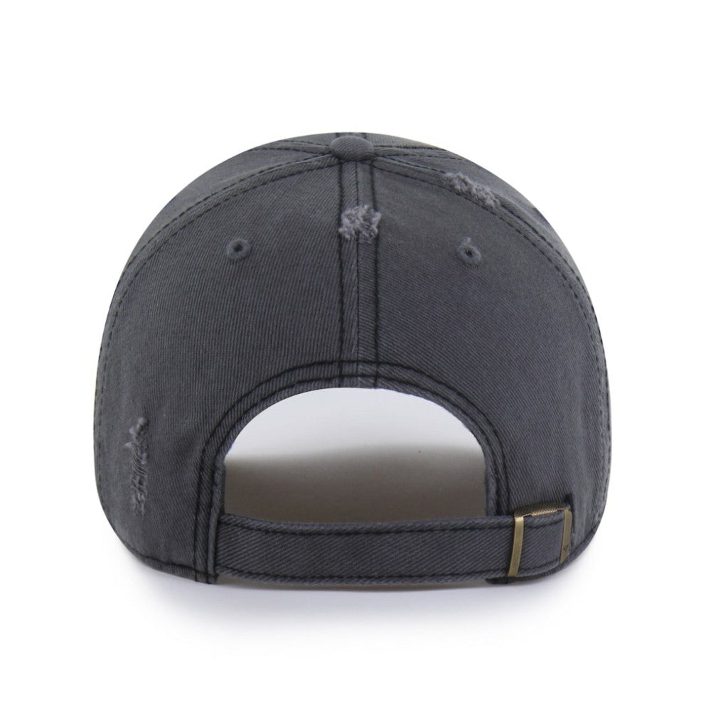 NHL Boston Bruins '47 Weathered Clean Up Adjustable Hat - Charcoal