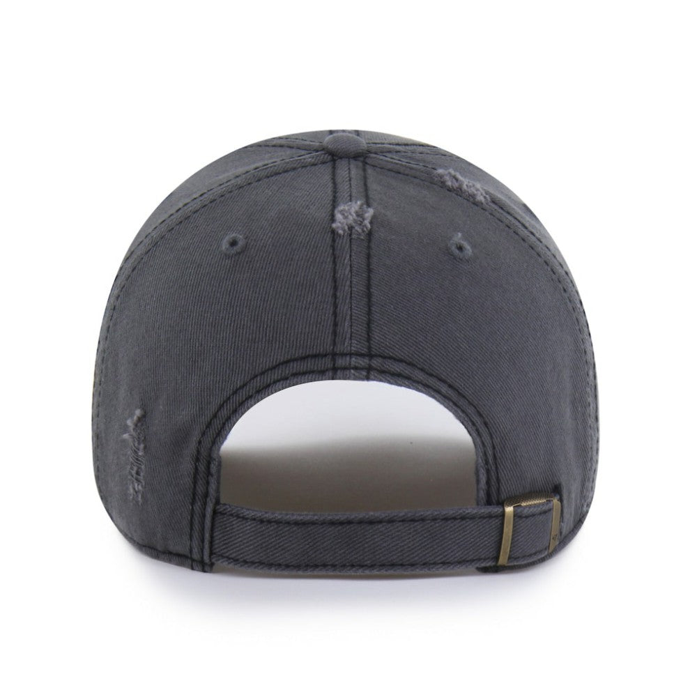 NHL Philadelphia Flyers '47 Weathered Clean Up Adjustable Hat - Charcoal