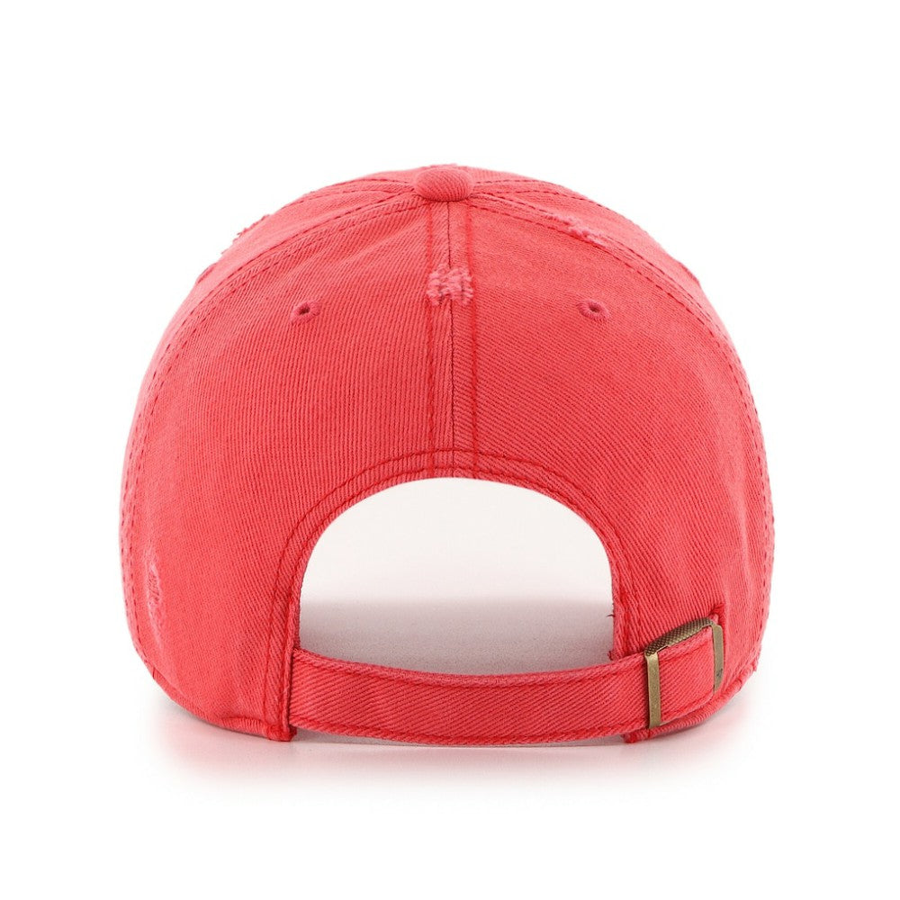NHL Detroit Red Wings '47 Weathered Clean Up Adjustable Hat - Red