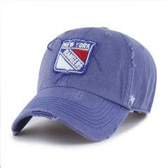NHL New York Rangers '47 Weathered Clean Up Adjustable Hat - Blue