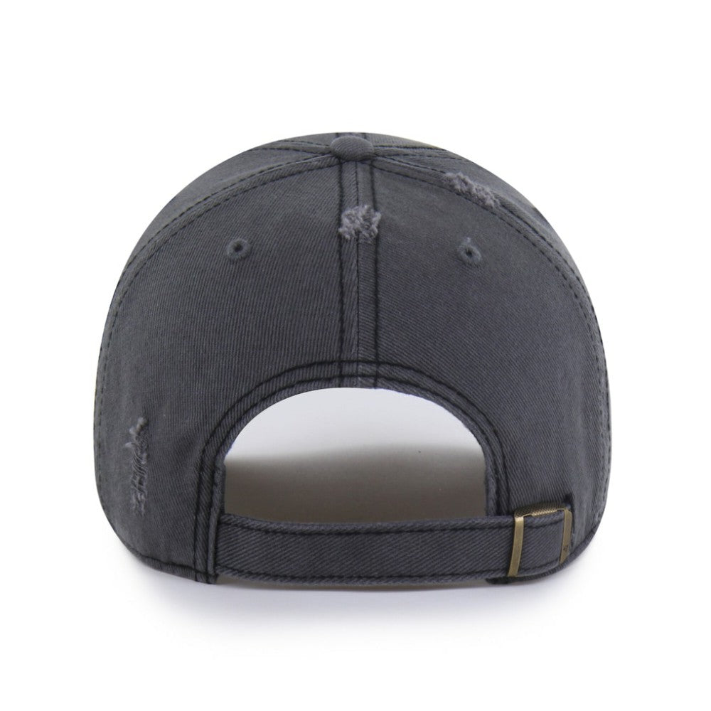 NHL Pittsburgh Penguins '47 Weathered Clean Up Adjustable Hat - Charcoal