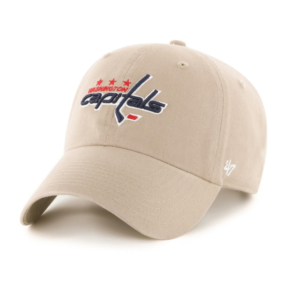 NHL Washington Capitals '47 Logo Clean Up Adjustable Hat - Khaki