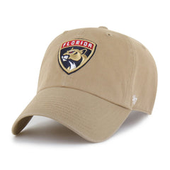 NHL Florida Panthers '47 Logo Clean Up Adjustable Hat - Khaki
