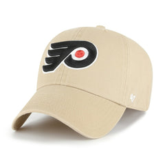 NHL Philadelphia Flyers '47 Logo Clean Up Adjustable Hat - Khaki