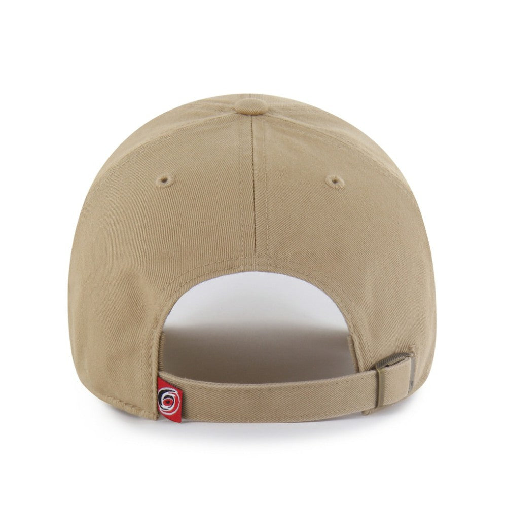 NHL Carolina Hurricanes '47 Logo Clean Up Adjustable Hat - Khaki