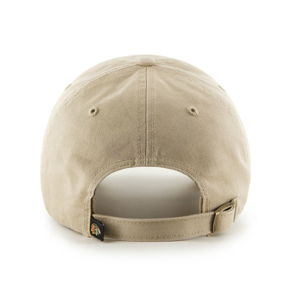 NHL Chicago Blackhawks '47 Logo Clean Up Adjustable Hat - Khaki