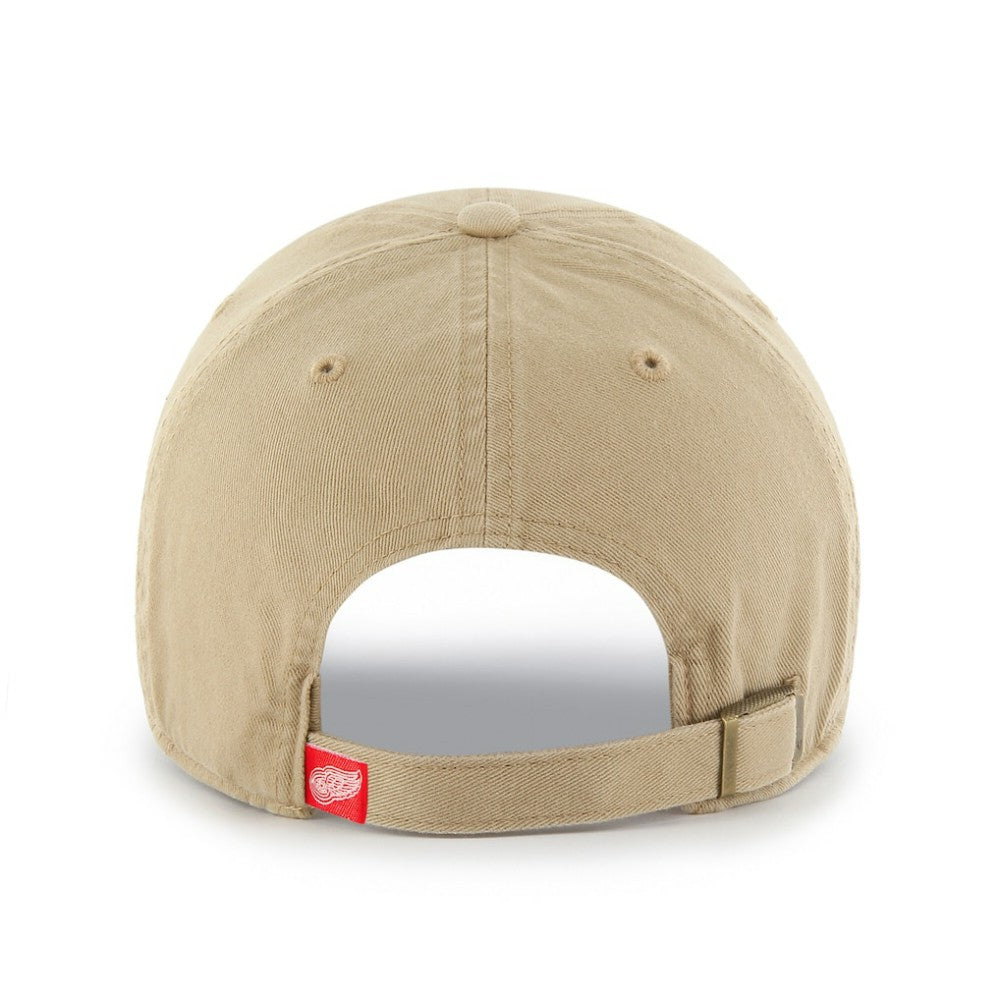 NHL Detroit Red Wings '47 Logo Clean Up Adjustable Hat - Khaki