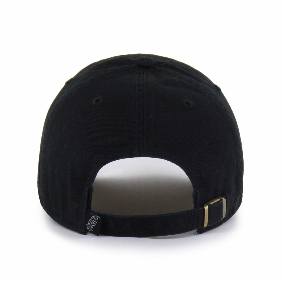 San Antonio Spurs '47 Black on Black Clean Up Adjustable Hat